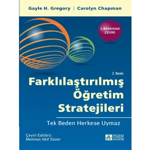 Pegem Akademi Yayıncılık Farklılaştırılmış Öğretim Stratejileri