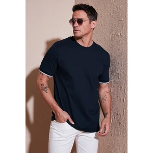 Streç Pamuklu Regular Fit Bisiklet Yaka T Shirt Erkek T Shirt 5902981