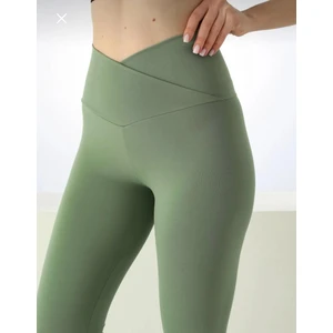 Yüksek Bel Çapraz Kemer Tayt - Konforlu Veşık Sporgiyim