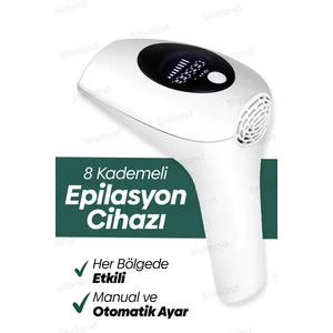Pro Ipl Lazer Epilasyon Tüy Alma Cihazı 8 Kademeli 900.000 Atım