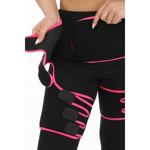 Siyah Spor Vücut Korsesi | Şekillendirici Etkili Bel - Bacak Termal Unisex Spor Korse