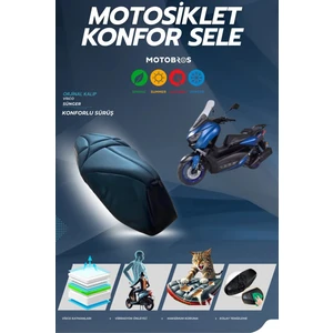 Arora Max Pro Uyumlu Konfor Sele Kılıfı Visco Sünger (Yırtılmaya Dayanıklı)