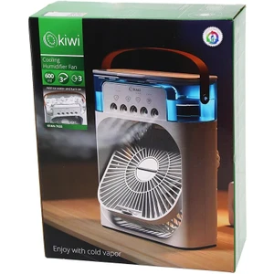 Kn-7655 3in1=Soğuk Buharlı Nemlendirme - Usb N - Gece Lamba60°Masa Üstüvantilatör 600ml3kdm Hız