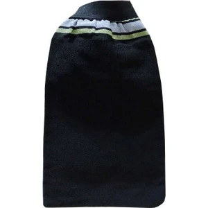 Angel Of Life Ipek Sırt ve Vücut Kesesi Lastikli Siyah 15X27