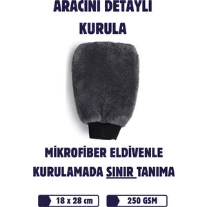Auto Mikrofiber Oto Kurulama Eldiveni