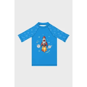 Skyrocket Baskılı Uv Korumalı Kısa Kollu Mayo T Shirt Erkek Çocuk T Shirt ST2532000003