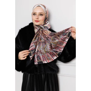 Hint Ipeği Şal-Bordo