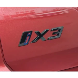 Dk Tuning Yeni Ix3 Bagaj Siyah Mavi Abs Yazı Logo Bmw Ile Uyumlu