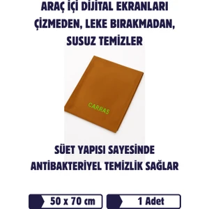 Auto Süet Yüzeyli Güderi Araç Içi Temizlik Bezi 50X70 cm