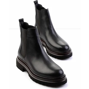 Siyah Leather Erkek Bot & Bootie E02304930143
