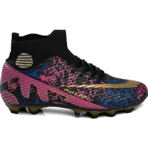 Yusufshoes Lion Boğazlı Çocuk Yetişkin Çoraplı Halı Saha Futbol Ayakkabısı
