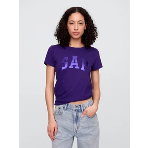 Kadın Mor Gap Logo T-Shirt