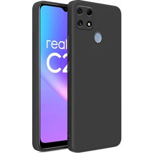 Realme C25 Kılıf Yumuşak Tasarım Kamera Koruma Çıkıntılı Soft Kapak