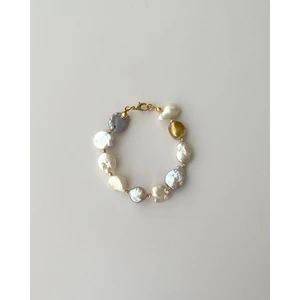 Eyla Collection Gerçek Amorf İnci Bileklik