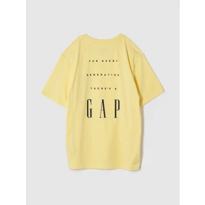 Erkek Sarı Gap Logo T-Shirt