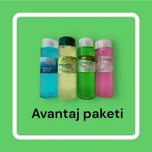 Magnesia Kozmetik Popüler Kolonya Seti 4'lü