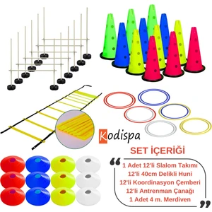 Slalomlu 40cm Hunili Full Antrenman Seti