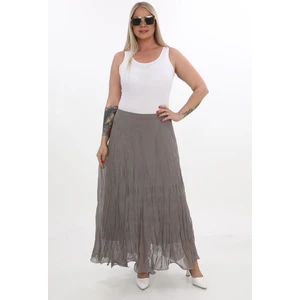 Lucia Fashion Kadın Volanlı Şifon Etek