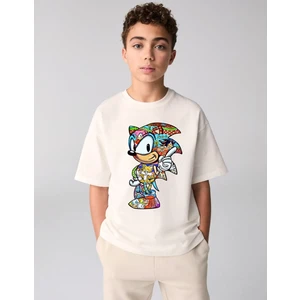 Little Aden Sonic Pamuklu Oversize Tişört