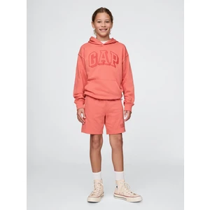 Erkek Çocuk Pembe Gap Logo Pull-On Relaxed Havlu Kumaş Şort