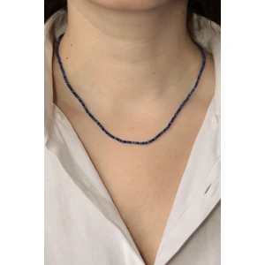 Sertifikalı 2mm Lapis Lazuli Kolye