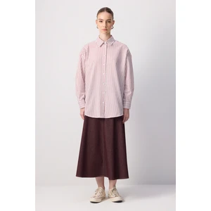 Çizgili Oversize Gömlek