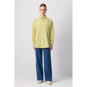 Çizgili Oversize Gömlek