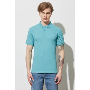 %100 Pamuk Regular Fit Normal Kesim Mint Yeşili Polo Yaka Tişört