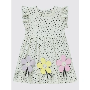 Civil Girls Kız Çocuk Elbise 2-5 Yaş Ekru