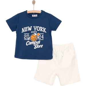 Hellobaby Varsity Erkek Tshirt-Şort Erkek Bebek