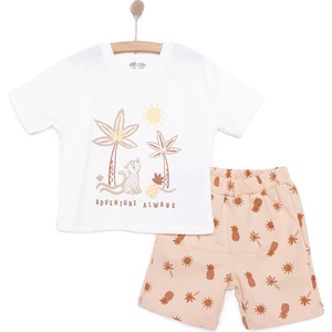 Hellobaby Tropic Summer Erkek Tshirt-Şort Erkek Bebek