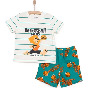 Hellobaby Varsity Erkek Tshirt-Şort Erkek Bebek