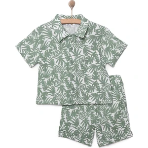 Hellobaby Tropic Summer Erkek Gömlek-Şort Erkek Bebek