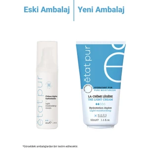 Etat Pur Light Moisturizing Cream Hafif Dokulu Sebum Dengeleyici Yüz Nemlendirici Bakım Kremi 40 ml