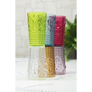 EW's Kitchenware Akrilik Renkli 6 LI Uzun Bardak & Su Meşrubat Bardağı 750 ml ( Cam Değildir )