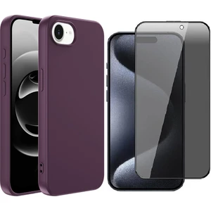 iPhone 16E Kılıf Zore Mara Lansman Kapak + Hayalet Ekran Koruyucu