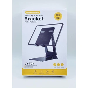 Alüminyum Metal Stand Tutucu, Katlanabilir, Apple iPad, Tablet, E-Okuyucu 4-13 Inç ile Uyumlu, Siyah