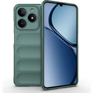 Realme C61 Kılıf Esnek Tpu Oyuklu Arka Yüzey Tasarımlı Etnik Silikon Kapak