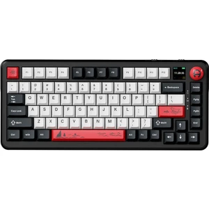 CoverZone Ajazz AK820 Max Plus Mute Switch 3 Modlu Mekanik Oyun Klavyesi - Tft Ekranlı-Ultra Sessiz Rgb - Hot Swap