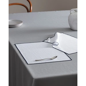 Nostang 2'li Amerikan Servis - Beyaz/lacivert