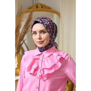 Yaz Işıltısı Koleksiyonu Soft Eşarp Lacivert Lila 1191-06