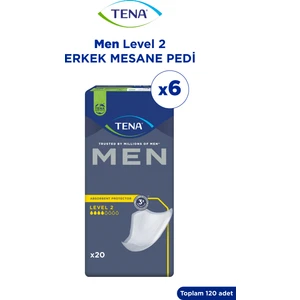 Men Erkek Mesane Pedi Level 2 20LI 6 Paket 120 Adet