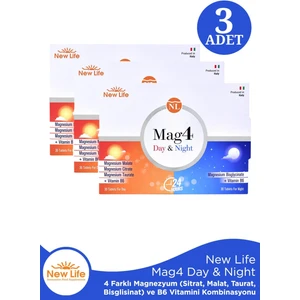 New Life Mag 4 Day 30 Tablet & Night 30 Tablet 3 Adet