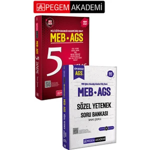 Pegem Akademi 2025 Meb-Ags Tamamı Çözümlü 5 Deneme + Meb Ags Kim