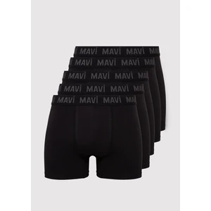 Erkek 5li Siyah Basix Boxer Seti 0911238-900