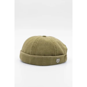 Vintage Retro Bej Eskitme Pamuk Cap Docker Şapka