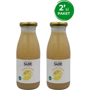 Sade Organik Limonata 250 ml 2'li Paket