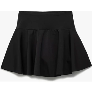 Pileli Şortlu Bikini Etek