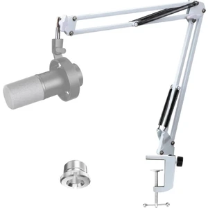 Ds-07 Beyaz Profesyonel Kondenser Masa Tipi Mikrofon Standı