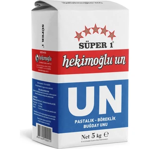 5 kg Süper 1 Pastalık Böreklik Buğday Unu